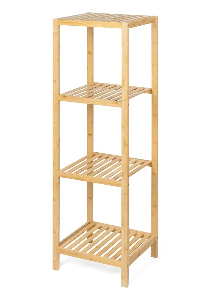 Regál HOLNA 4, bambus