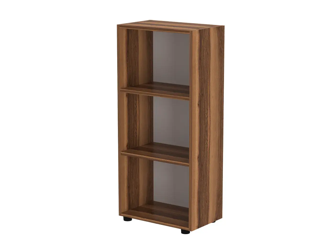 Regál LUVI 108 cm, ořech DOPRODEJ