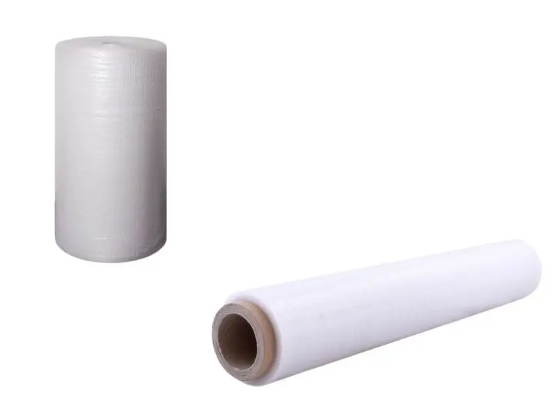 Set bublinková fólie 100cm + transparentní stretch fólie