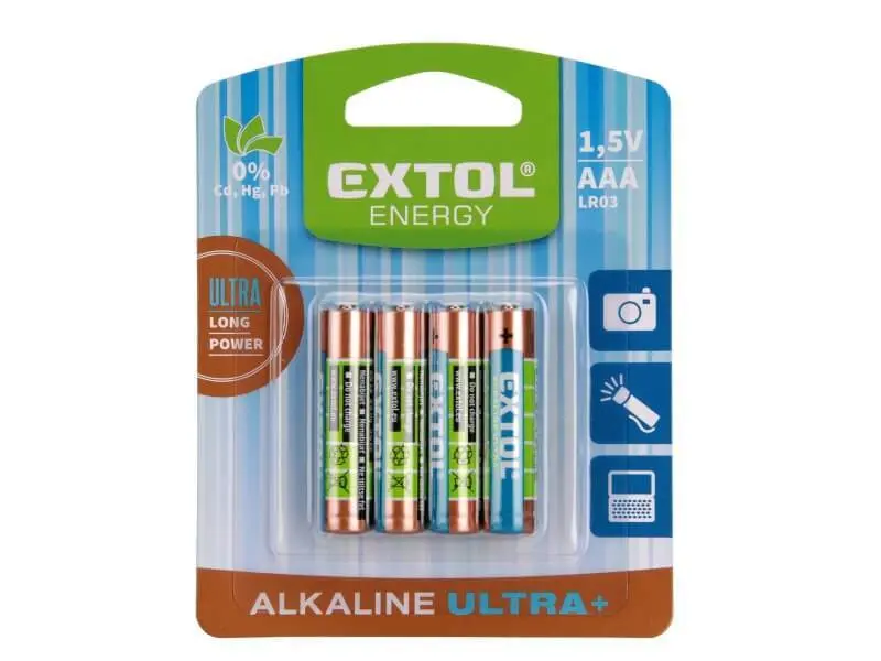 Baterie Extol LR03/AAA 1,5 V