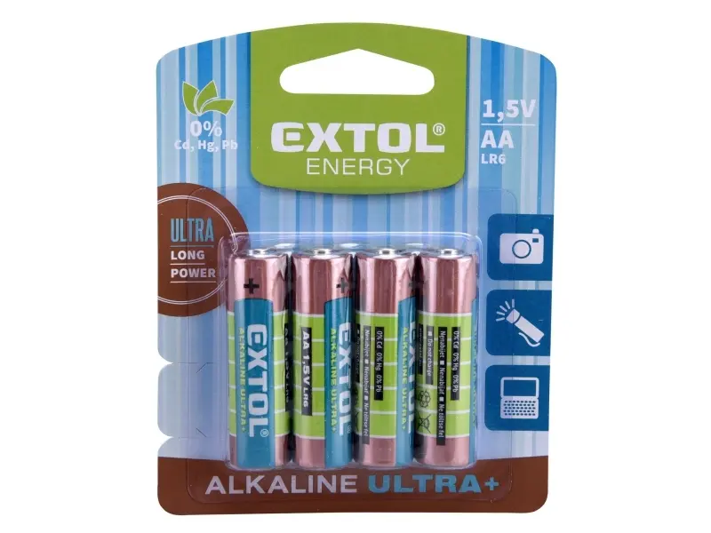 Baterie Extol LR6/AA 1,5 V