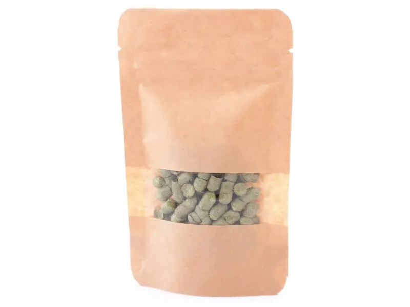Doypack sáček 130*225 mm, 500 ml, s menším okénkem, papírový, 100 ks