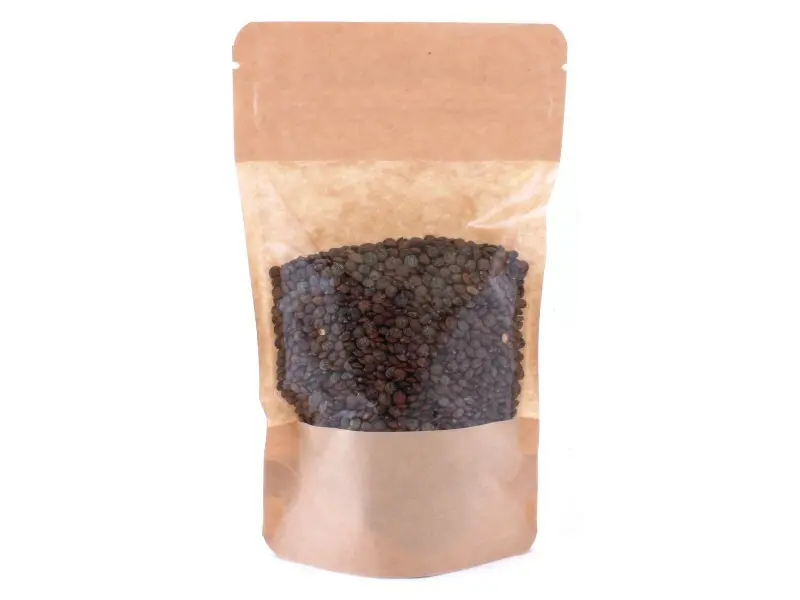 Doypack sáček 160*270 mm, 750 ml, s okénkem, papírový, 100 ks