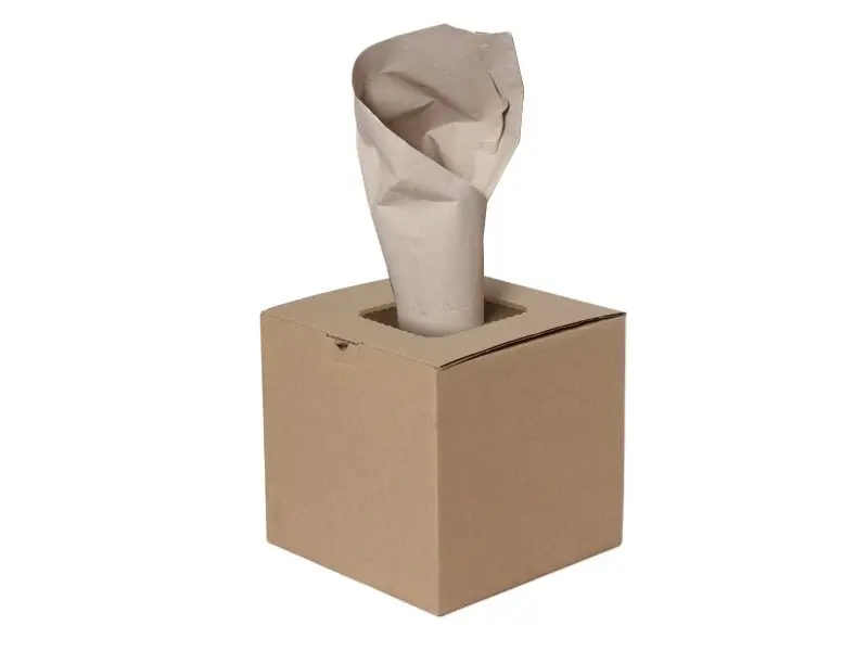 Mačkaný papír v boxu MINI, 200 mm/250m, 70g/m2