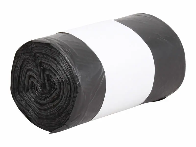 Odpadkové pytle LDPE 35l, 50*60 cm, černé, role 50 ks