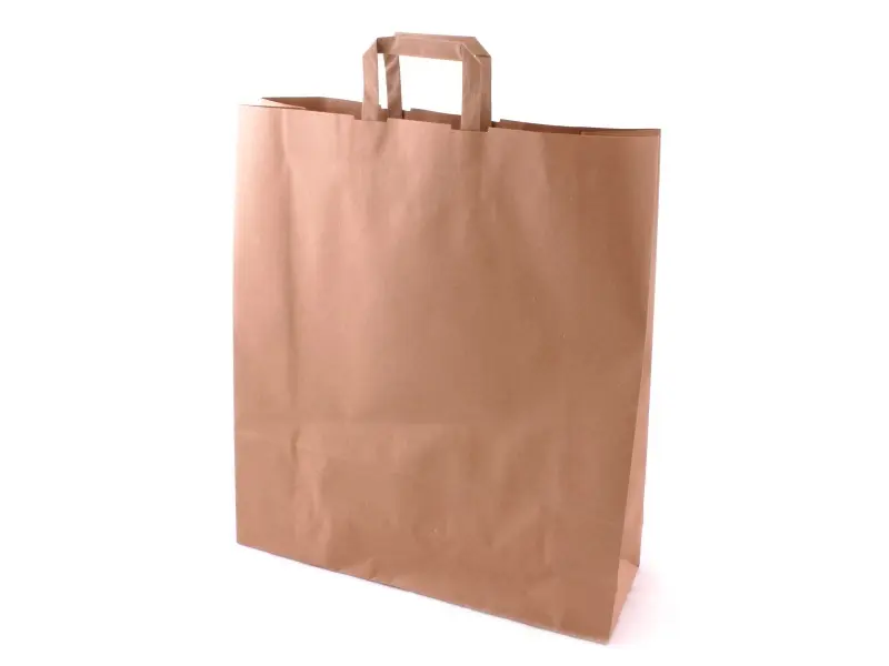 Taška 44*14*50 cm, hnědý 100% recyklovaný papír 100 g