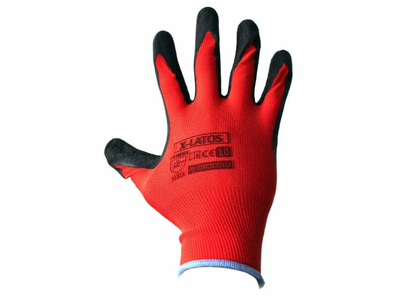 Procera X-Latos pracovní rukavice, máčené prsty a dlaň, vel. 10