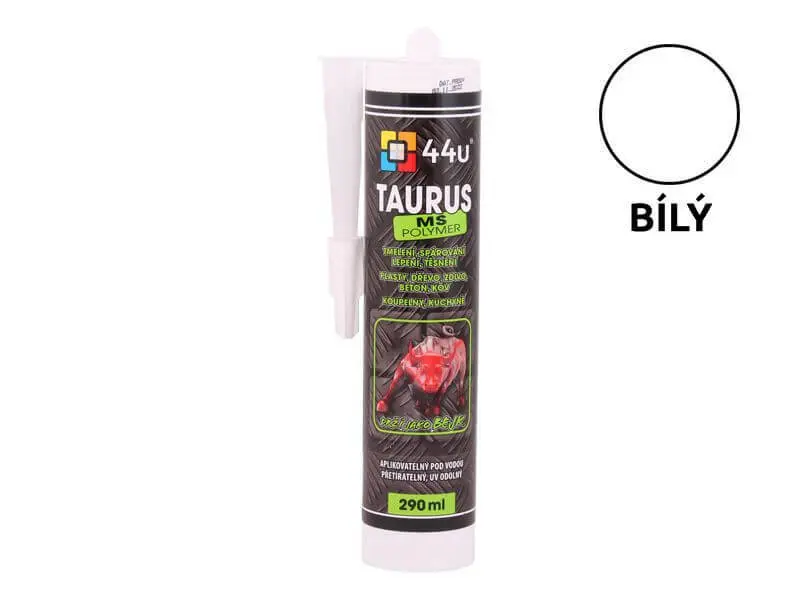 44u Taurus MS polymer lepidlo, kartuše 290 ml, bílé