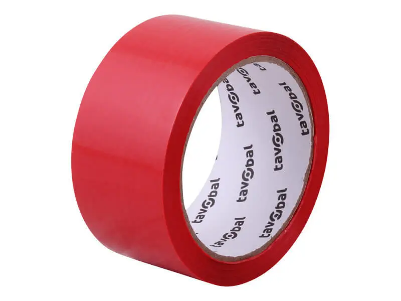 TAVOBAL Červená lepící páska TICHÁ 48 mm*66 m