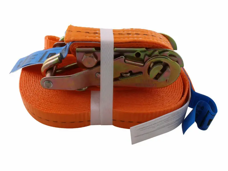 TAVOBAL 605020 Upínací popruh s ráčnou, 1,5t*8m, oranžový