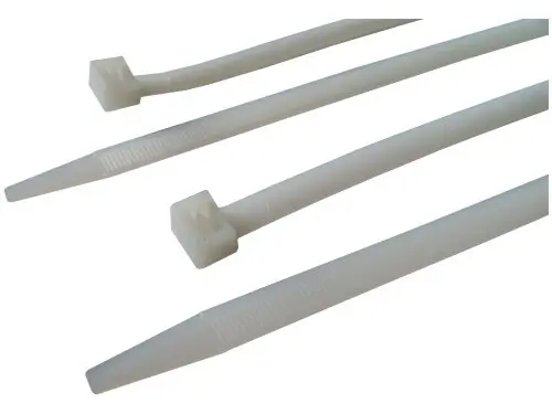 TAVOBAL Stahovací pásky bílé 4,6*350 mm, balení 100 ks