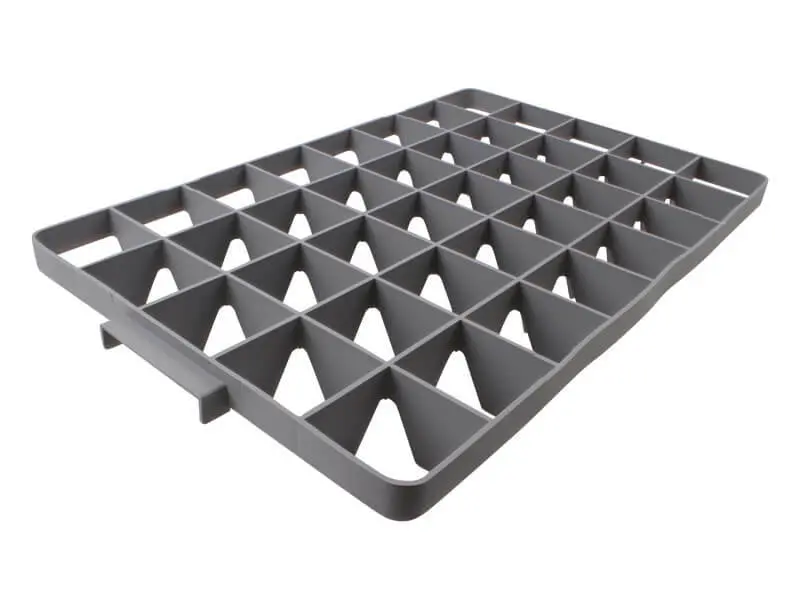 TBA Vkladová příčka pro sklenice do přepravky, 40 otvorů 6,7x 6,7 cm horní