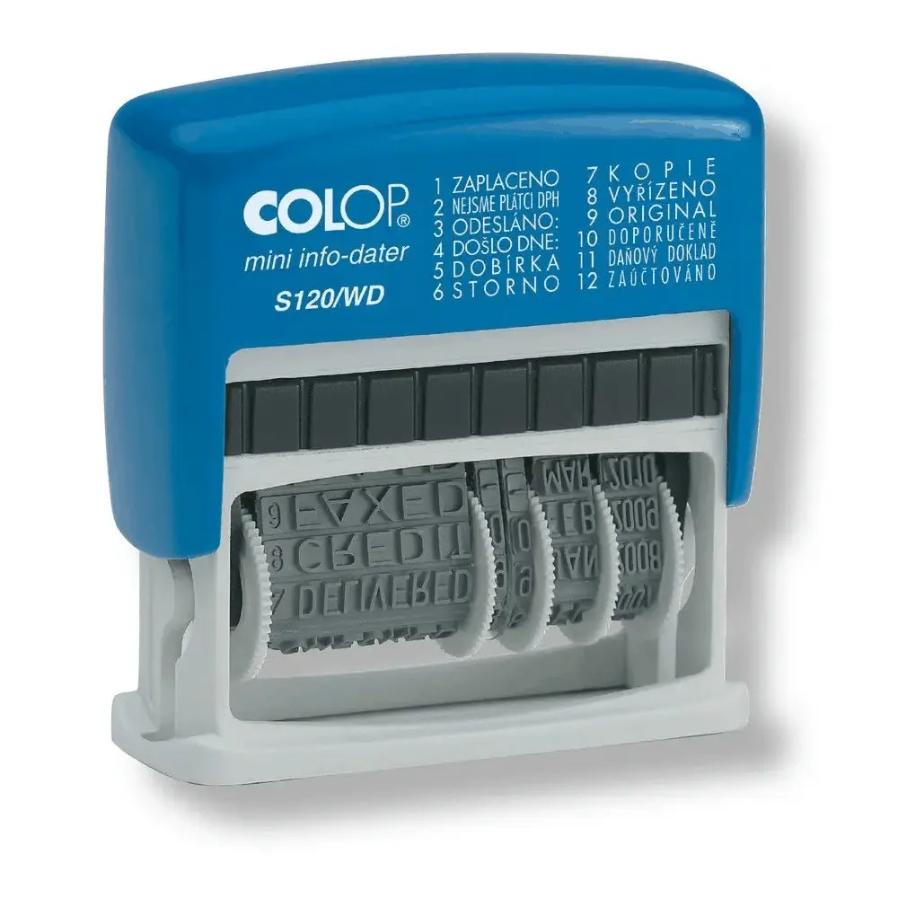razítko COLOP Mini-Dater S 120/WD - vč. štočku