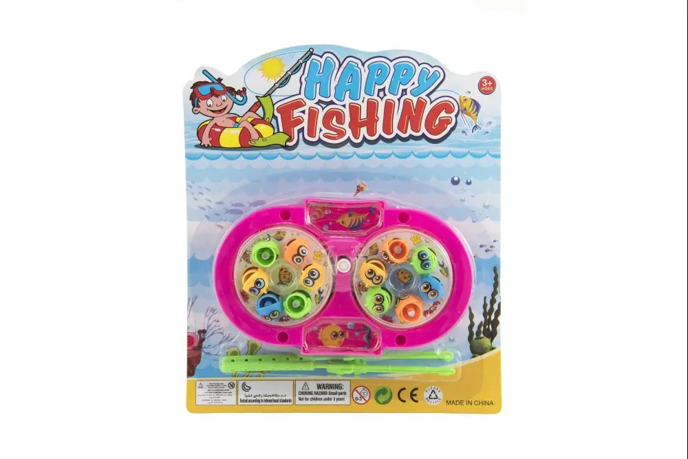 Hra ryby/rybář magnetická plast + 2 pruty na natažení