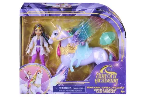 Spin Master Unicorn Academy Kouzelná Křídla Wildstar & Sofia 11 cm
