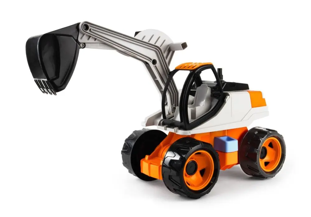 Lena GIGA TRUCKS - Bagr - okrasný karton