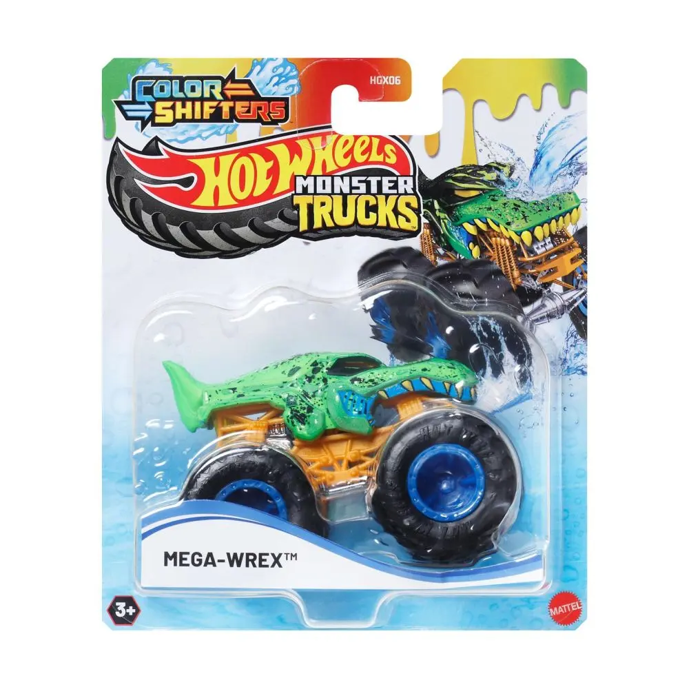 Mattel Hot Wheels Monster trucks color shifters Mega-Wreck