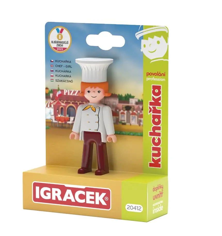 Efko IGRÁČEK - Kuchařka - figurka s příslušenstvím