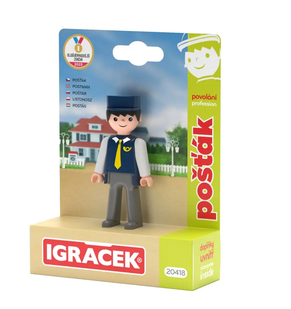 Efko Igráček Pošťák - figurka s příslušenstvím