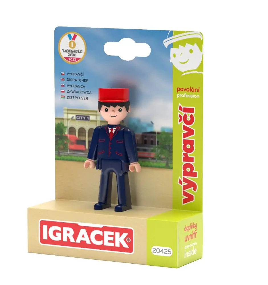 Efko Igráček Výpravčí - figurka s výpravkou