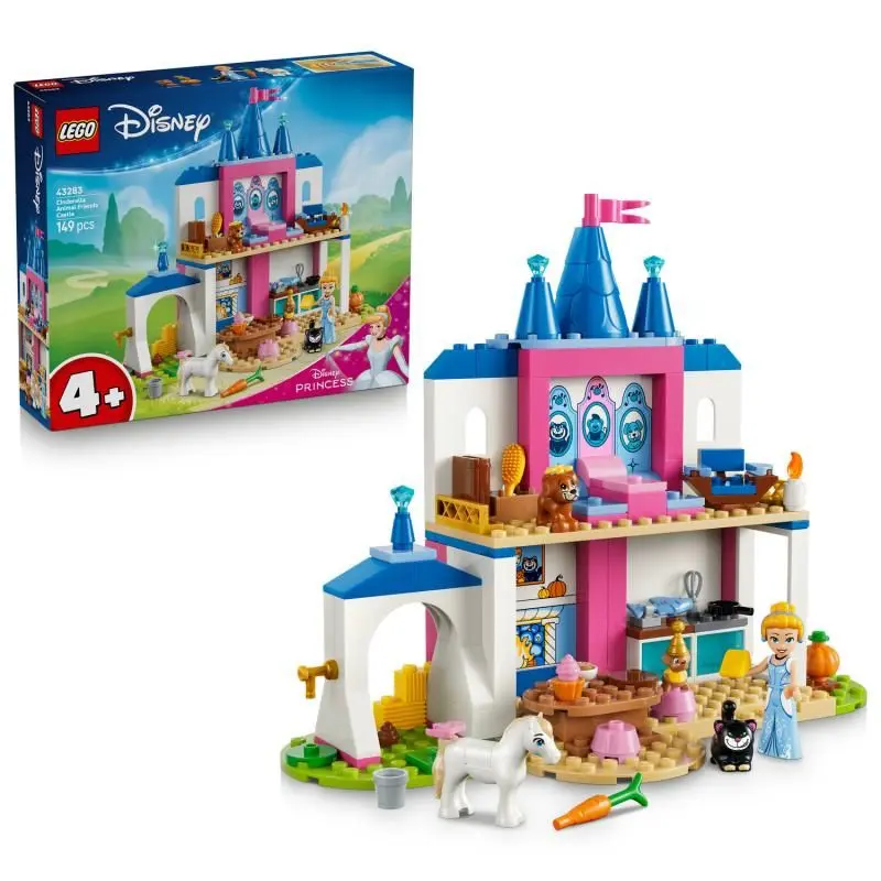 Lego® disney™ 43283 popelčin zámek a její zvířecí přátelé
