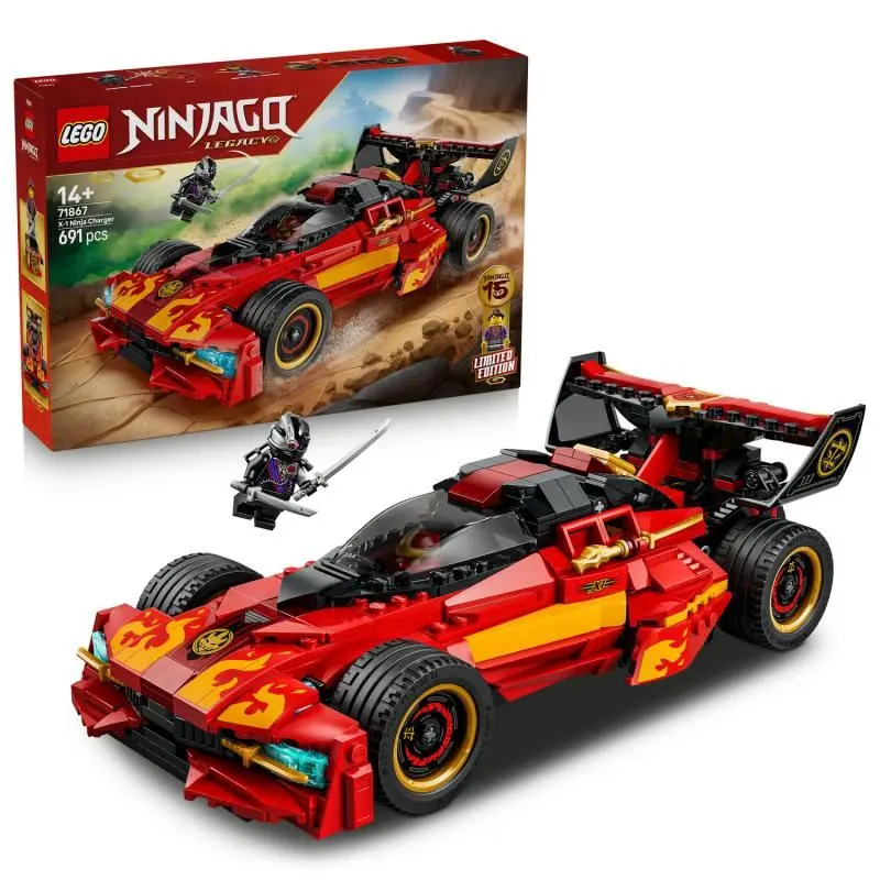LEGO® NINJAGO® 71867 Kaiův červený bourák: 15 let NINJAGO