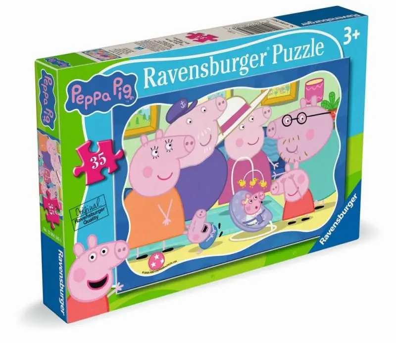 RAVENSBURGER Prasátko Peppa 35 dílků