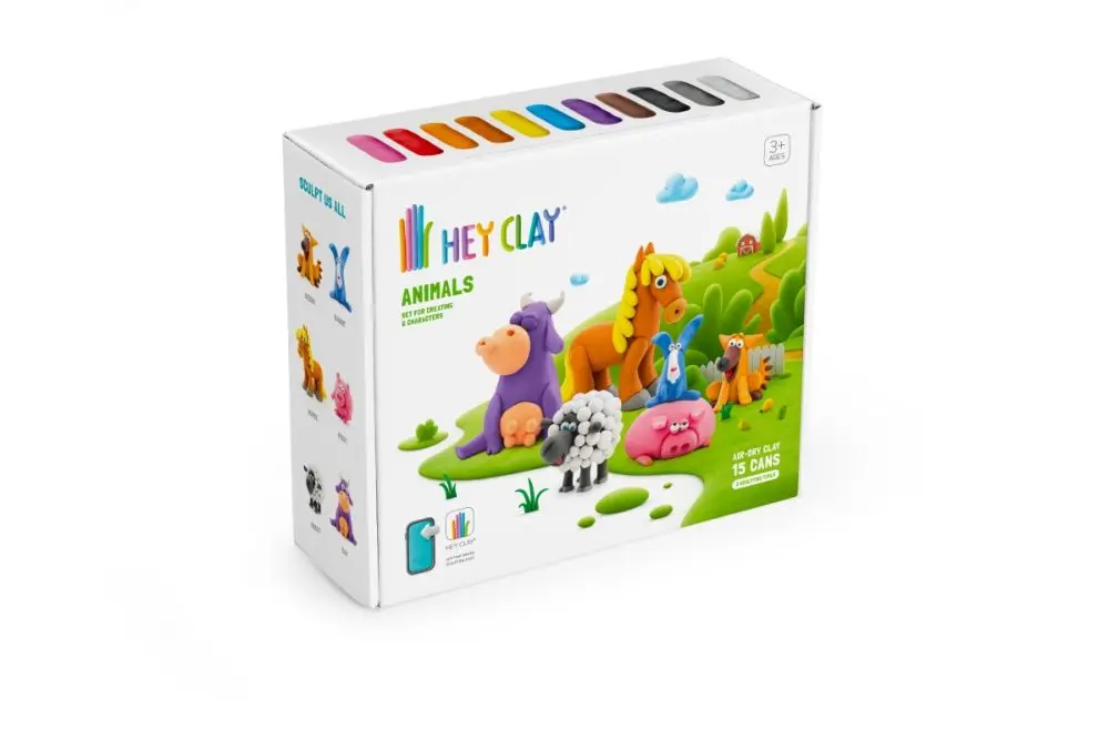HEY CLAY Kreativní sada - Zvířata