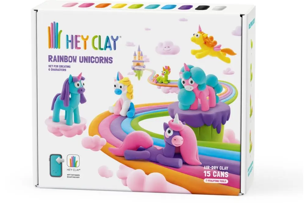 HEY CLAY Kreativní sada - Jednorožci