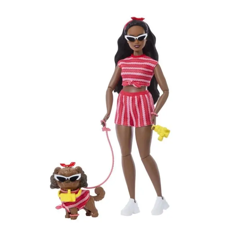 Mattel Barbie panenka dvojí kostým - proužky