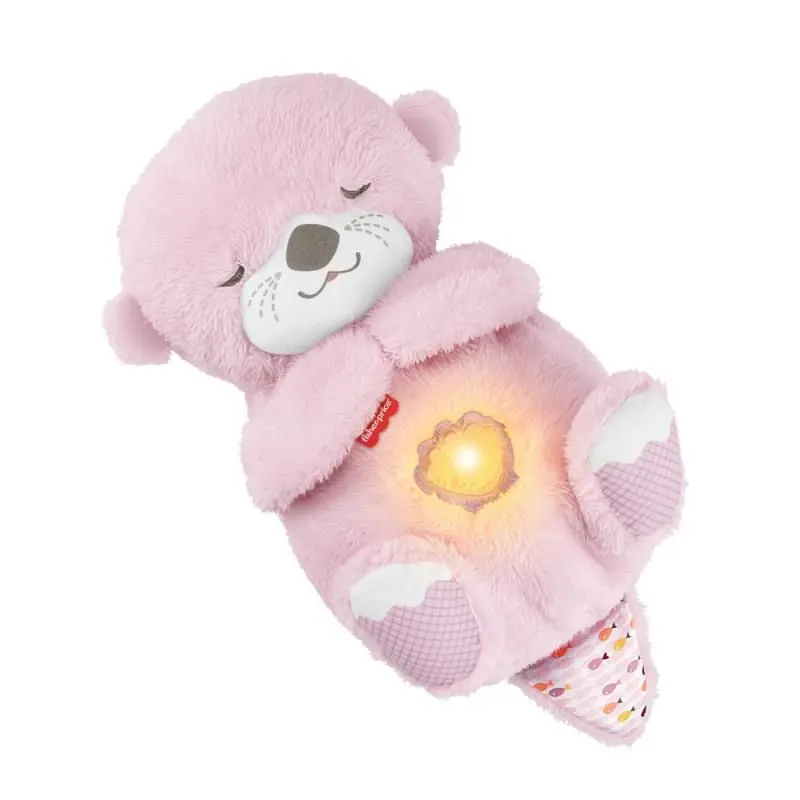 Fisher Price mazlivá a uklidňující růžová vydra