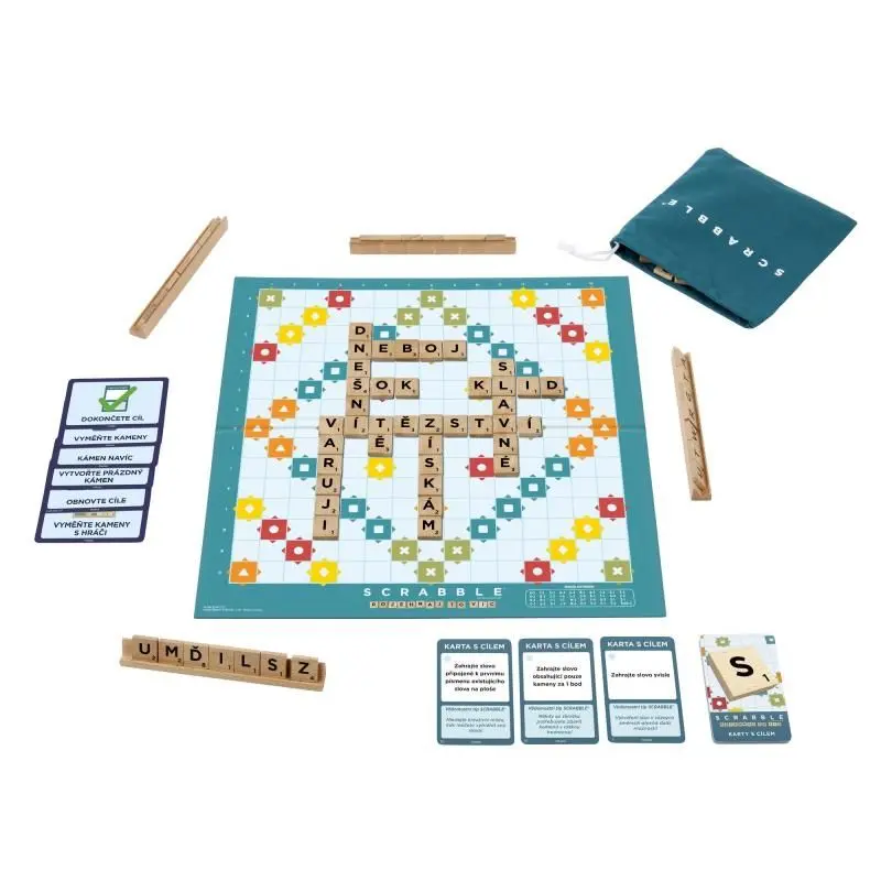SCRABBLE DŘEVĚNÁ EDICE CZ