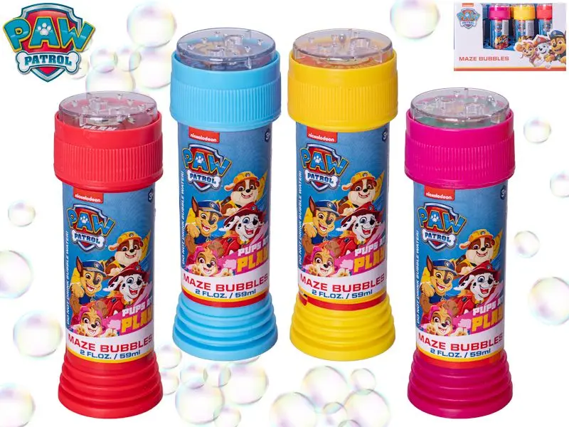 Mikro Paw Patrol bublifuk 11cm 59ml s labyrintem