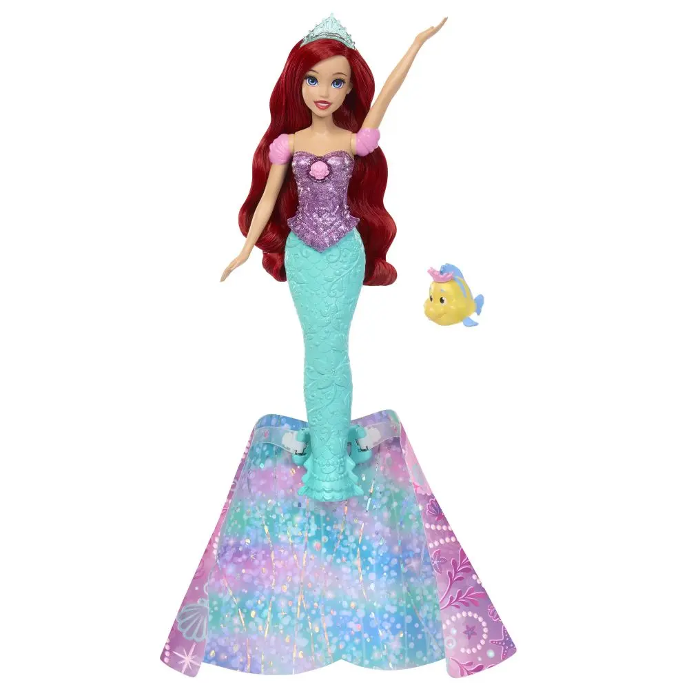 Mattel disney princess panenka ariel s proměnou, jlk19