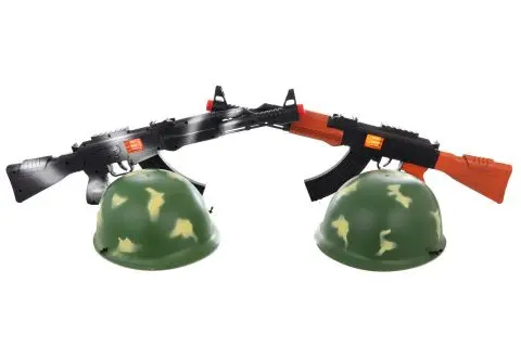 Lamps Samopal a helma v síťce