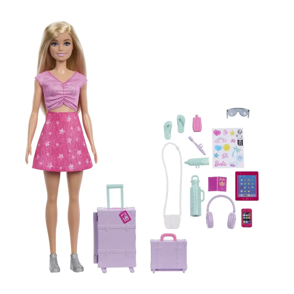 Mattel Barbie Panenka Malibu na cestách JMJ47