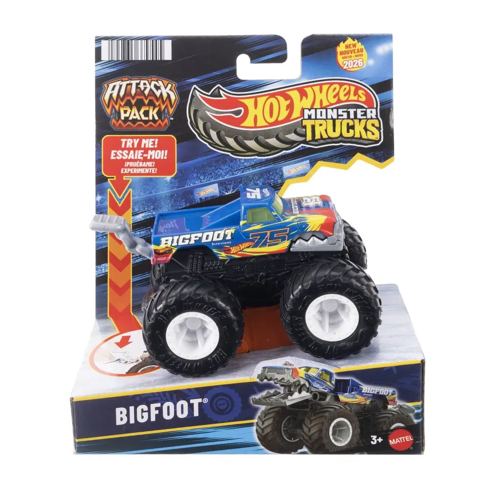 Mattel Hot Wheels Monster Trucks Attack Pack Bigfoot