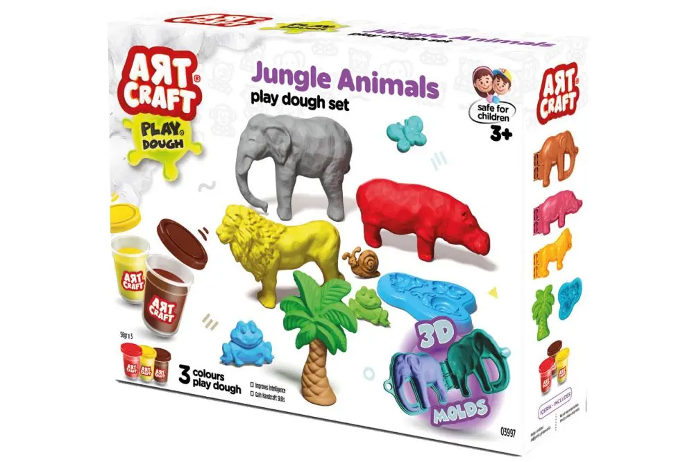 Lamps ART CRAFT sada na modelování africká zvířátka 168gr