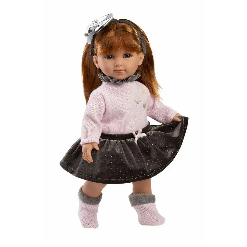 Llorens 53551 Nicole realistická panenka s měkkým látkovým tělem 35 cm
