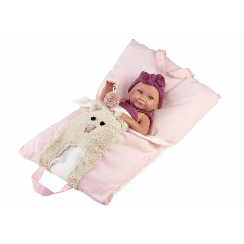Llorens 73812 NEW BORN HOLČIČKA - realistická panenka miminko s celovinylovým tělem - 40cm