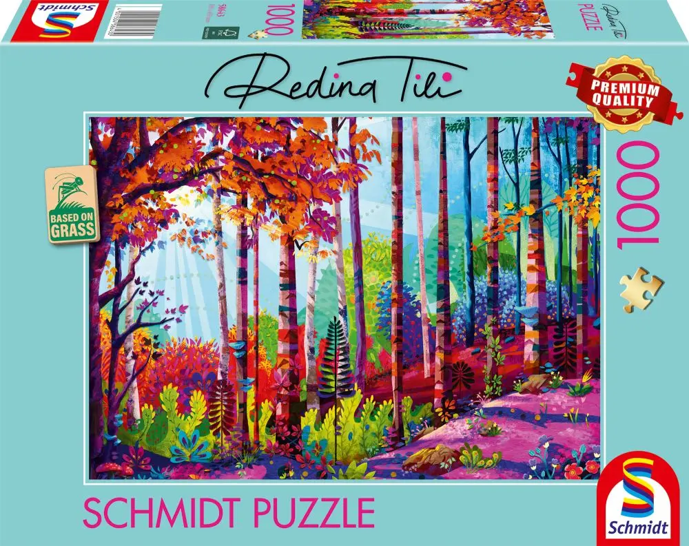 Schmidt puzzle REDINA TILI V srdci lesa 1000 dílků