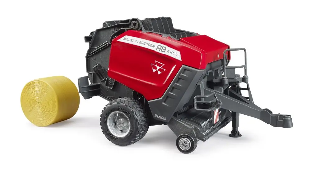 Bruder 2039 Lis na kulaté balíky Massey Ferguson RB 4180V