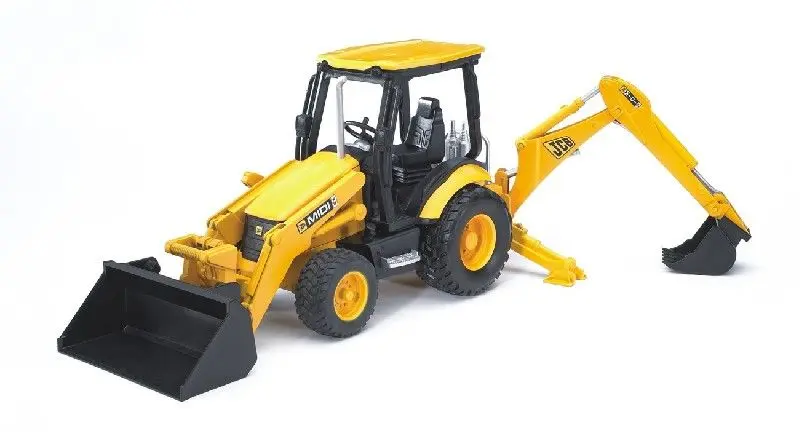 Bruder 2427 Traktor JCB MIDI čelní nakladač + lžíce