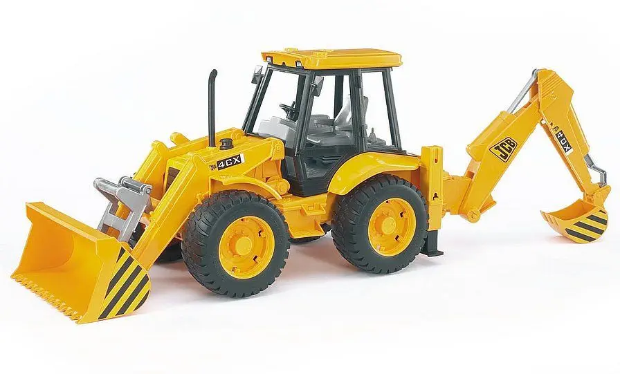 Bruder Traktor JCB - čelní nakladač + bagr