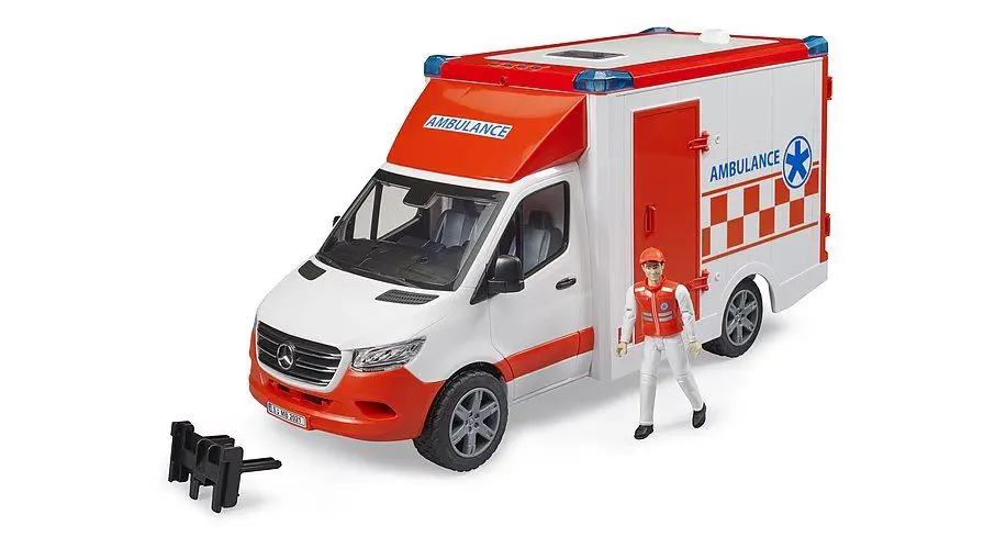 Bruder 2676 MB Sprinter sanitka s houkačkou