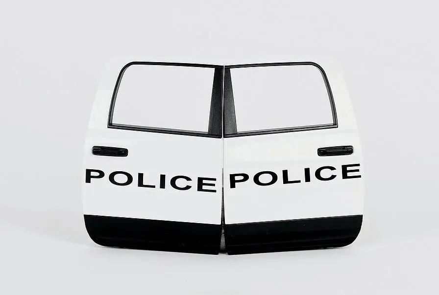 Zadní dveře pro policejní auto RAM - Bruder 43513