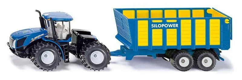 Siku Farmer - Traktor New Holland s přívěsem Joskin, 1:50