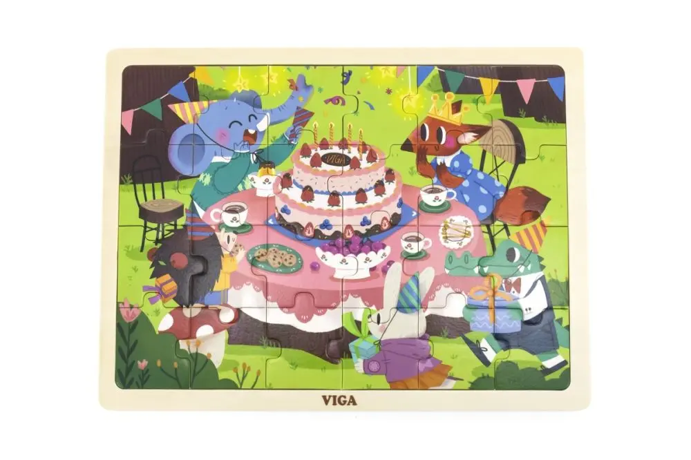 Viga Toys Narozeninová oslava 24 dílků