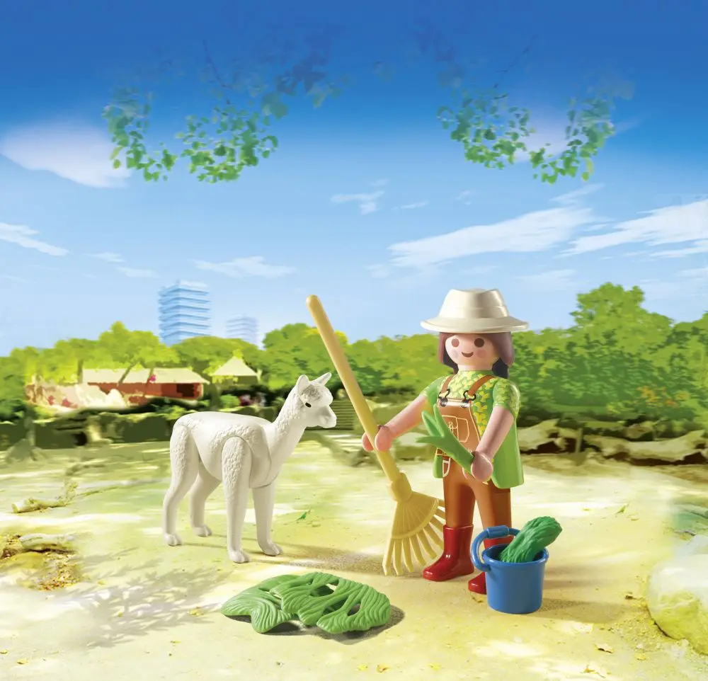 Playmobil 4944 ošetřovatelka s alpakou, vajíčko