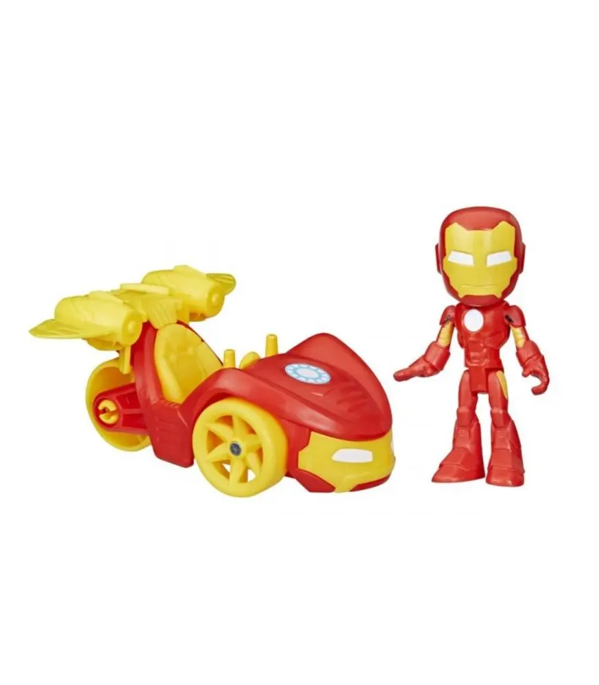 Hasbro Spiderman Spidey And His Amazing Friends Iron Man s vozidlem